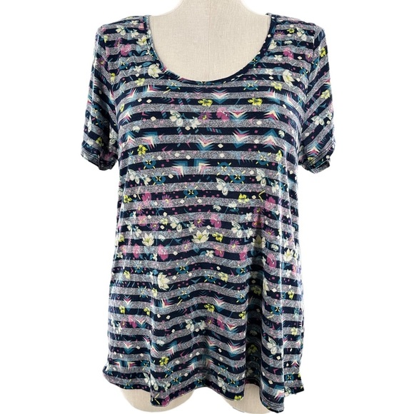 lularoe womens top size XXL multicolored floral tunic - Picture 1 of 9